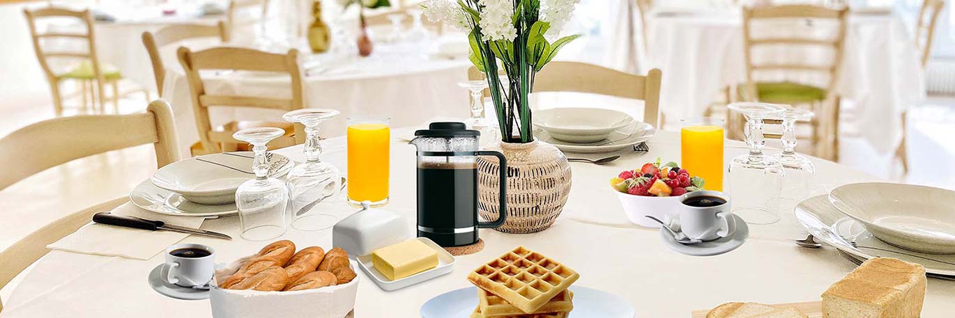 Petit-déjeuner à l'EHPAD Nice Résidencia